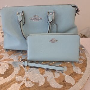 COACH Georgia Satchel With Matching Wallet